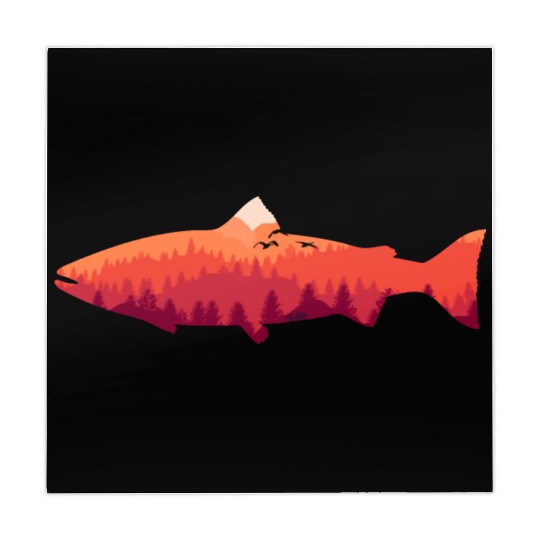 Trout Fly Fishing Nature Outdoor Fisherman Mahjong Mats