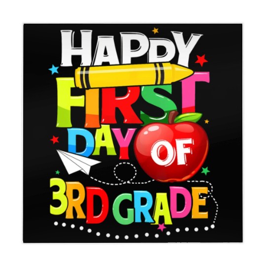 Happy First Day Of 3rd grade teacher team Third Mahjong Mats