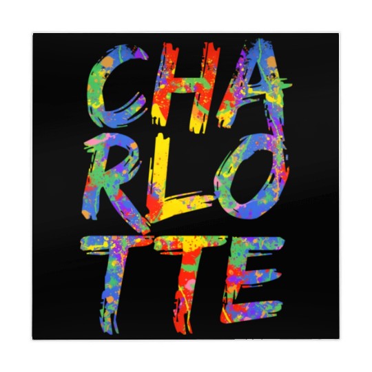 Charlotte Artwork Colorful Rainbow Carolina Mahjong Mats