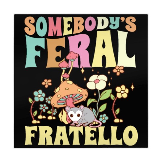 Somebody's Feral Fratello Italian Brother Opossum Mahjong Mats