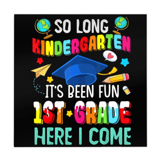 Back To School So Long Kindergarten Look Out 1st Mahjong Mats