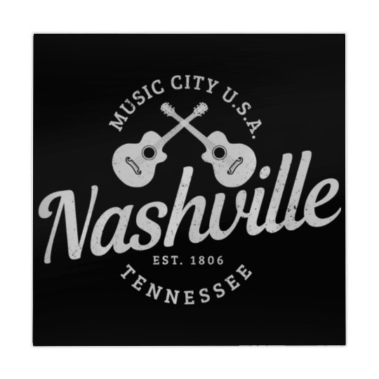 Nashville Tennessee Guitar Country Music City Mahjong Mats