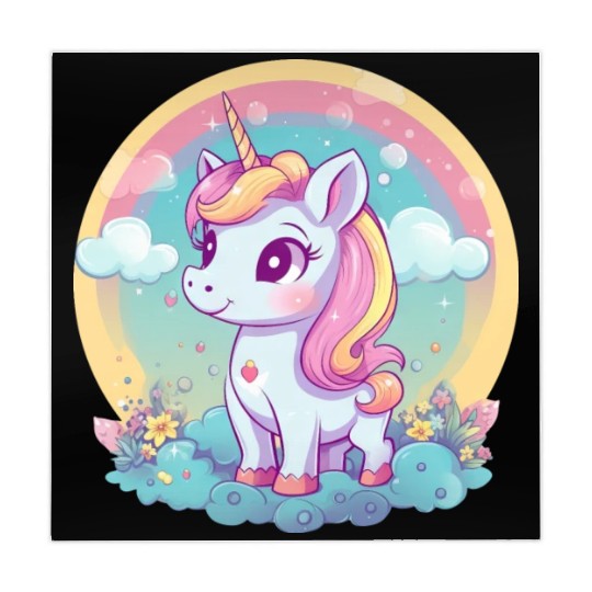 Unicorn Rainbow Sunset Mahjong Mats