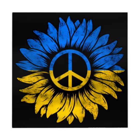 Ukrainian Flag Ukraine Flag Sunflower Mahjong Mats