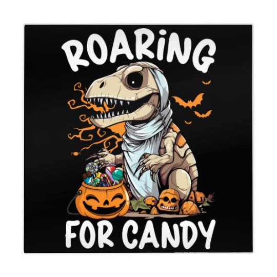 Dinosaur Halloween Trick Or Treat Dino Lover Mahjong Mats