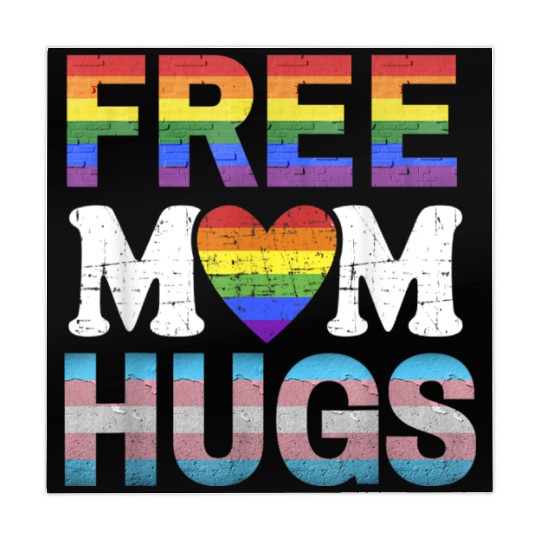 Free Mom Hugs LGBT Pride Free Brother Hugs Mahjong Mats