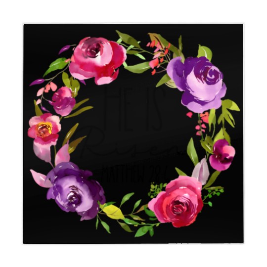 He Is Risen Floral Easter For Christiann Mom Mahjong Mats