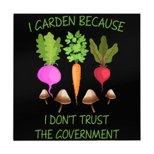I Garden Because I Don't Trust The Goverment Mahjong Mats