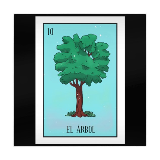 El Arbol Lottery Card The Tree Card Mecan Mahjong Mats