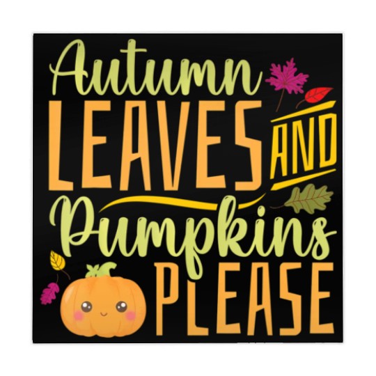 Autumn Leaves and Pumpkins Please - Fall Leaves Mahjong Mats