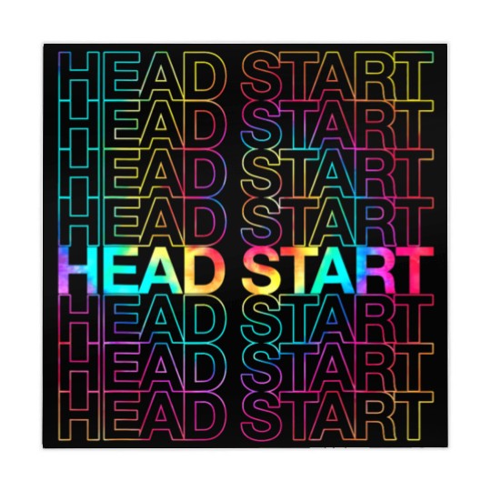 Rainbow Tie Dye Head Start Team Back To School Mahjong Mats