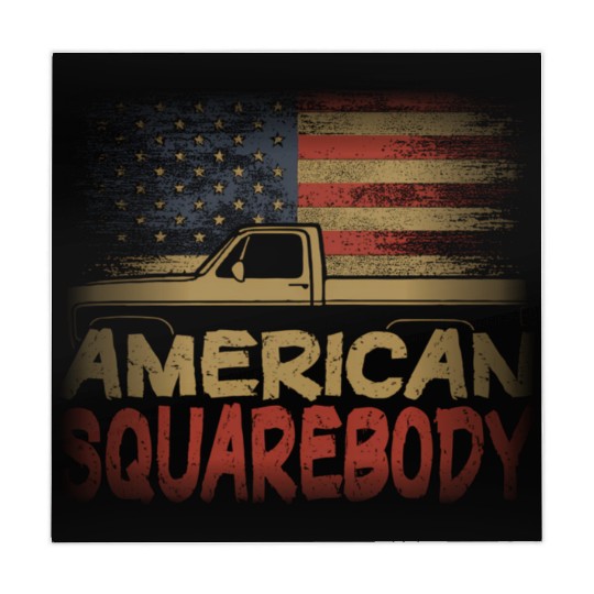 American Flag Square Body American Squarebody Truc Mahjong Mats