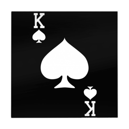 King Of Spades Card Halloween Dark Mahjong Mats