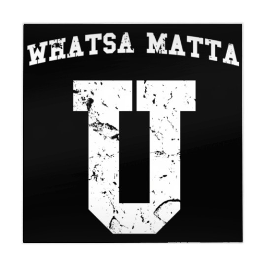 Whatsamatta U Fake College University Jersey Mahjong Mats