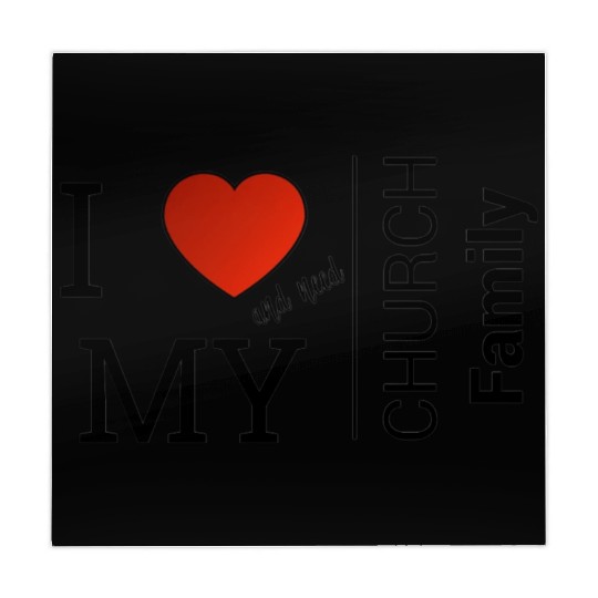 i love my church family Mahjong Mats