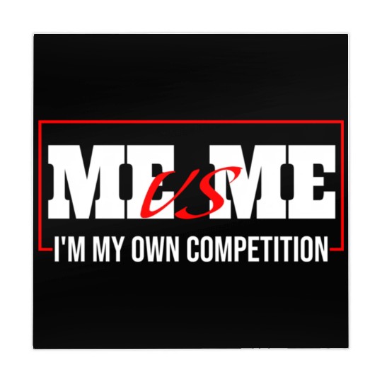Me Vs Me I'M My Own Competition Mahjong Mats