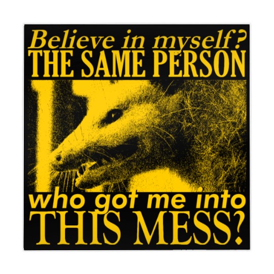 Believe in Myself Opossum Mahjong Mats