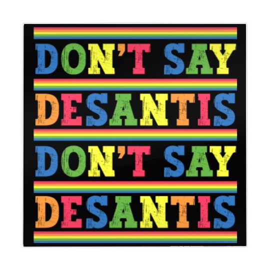 Don't Say DeSantis anti Desantis liberal Florida Mahjong Mats