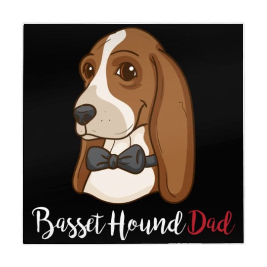 Basset Hound Gift Men Dog Lover Dog Owner Dad Mahjong Mats