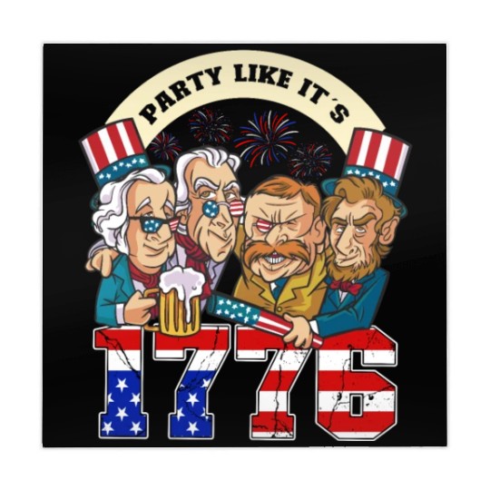 Party like it's 1776 USA Presidents Patriot Mahjong Mats