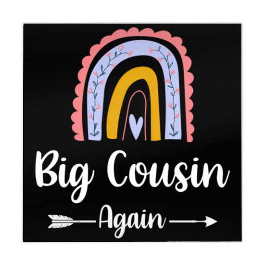 Soon To Be Big Cousin Again Rainbow Pregnancy Mahjong Mats