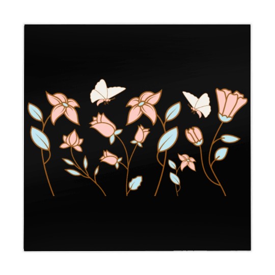 Flowers & Butterflies Mahjong Mats