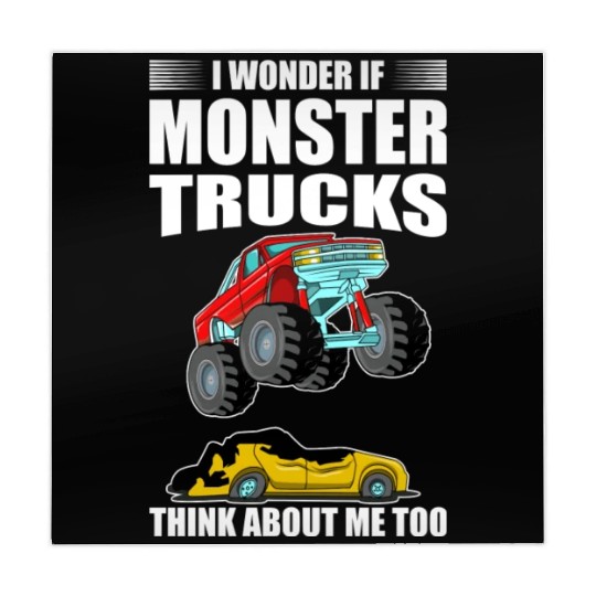 I Wonder If Monster Trucks Think About Me Too Mahjong Mats