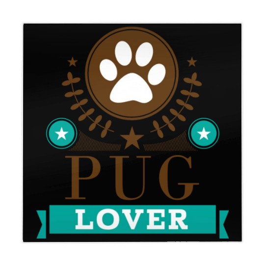 Pug Lover Cute Dog Mahjong Mats