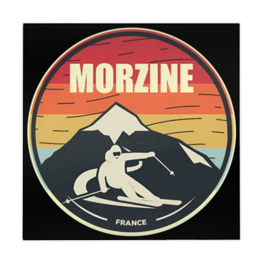 Skiing Morzine France Ski Mahjong Mats