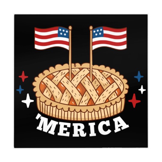 American Flag USA Apple Pie Merica 4th of July Mahjong Mats