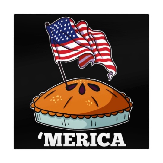 American Flag USA Apple Pie Merica 4th of July Mahjong Mats