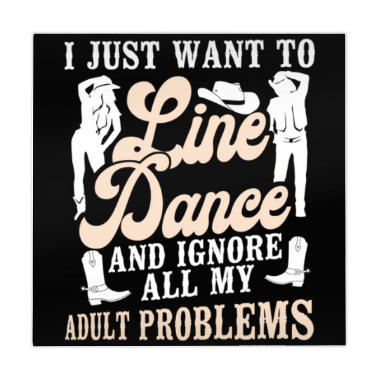 Line Dancing Dance Teacher I Just Want To Line Mahjong Mats