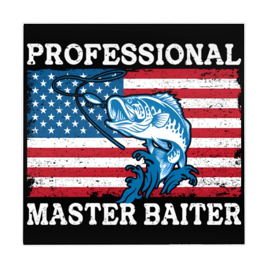 Professional Master Baiter Us American Flag Bass Mahjong Mats