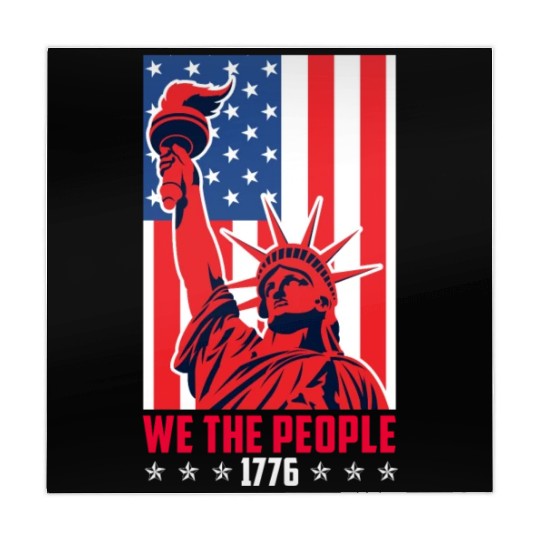 We the people 1776 American Freedom USA Fan Mahjong Mats