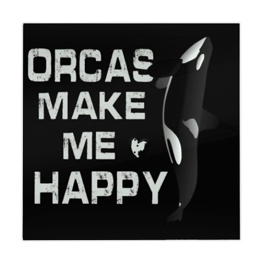 Orcas Make Me Happy Killer Whale Mahjong Mats