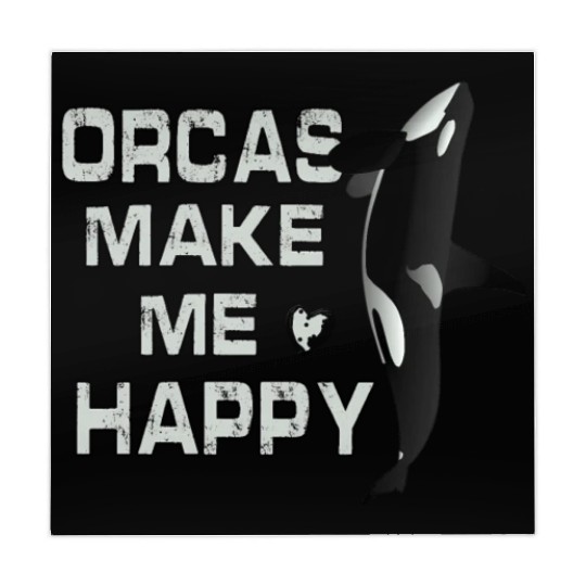 Orcas Make Me Happy Killer Whale Mahjong Mats