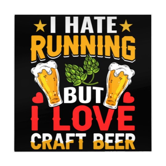I Hate Running But I Love Craft Beer Mahjong Mats