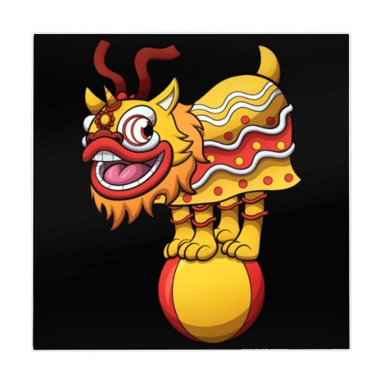 Lion Dance Act Mahjong Mats