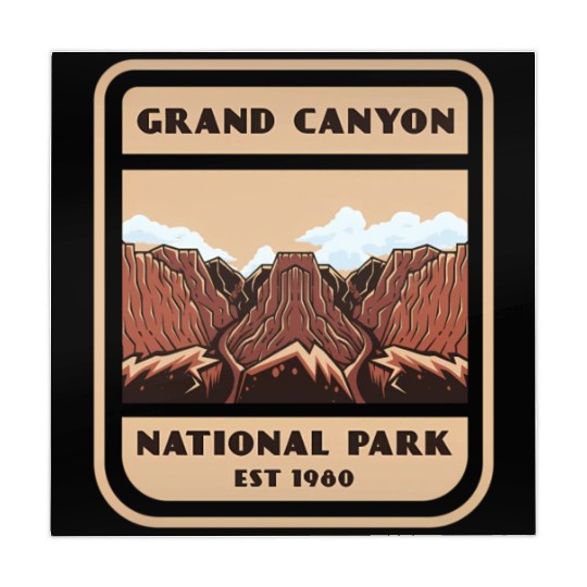 Grand Canyon National Park Vintage Style Mahjong Mats