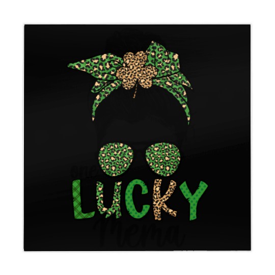 Lucky Mema Grandmother St Patrick'S Day Mema Mahjong Mats