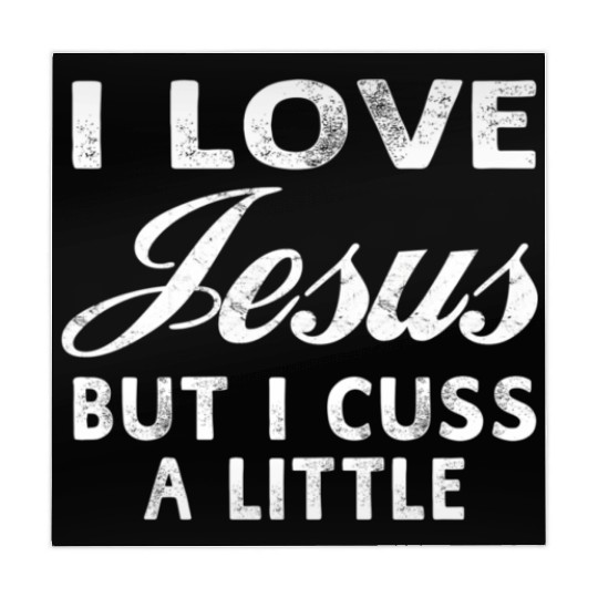 I Love Jesus But I Cuss A Little Christian Mahjong Mats