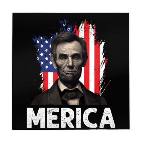 Merica Lincoln President Independence Day Party Mahjong Mats