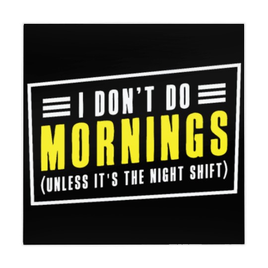 Night Shift Worker Graveyard Duty Mahjong Mats