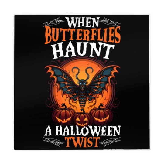 Butterfly Halloween Trick Or Treat Insect Lover Mahjong Mats