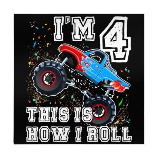 Monster Trucks 4Th Party 4 Mahjong Mats