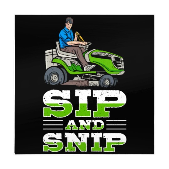 Lawn Mowing Lawn Mower Gardener Gardening Beer Mahjong Mats