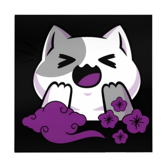 Asexual Subtle Ace Pride Anime And Cat Japanese Mahjong Mats