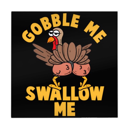 Twerking Turkey Gobble Me Swallow Me Thanksgiving Mahjong Mats