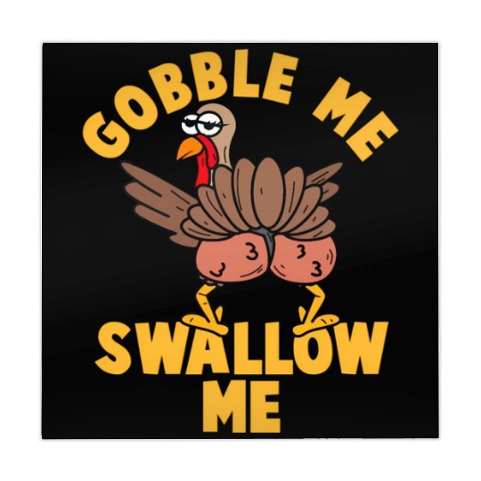 Twerking Turkey Gobble Me Swallow Me Thanksgiving Mahjong Mats