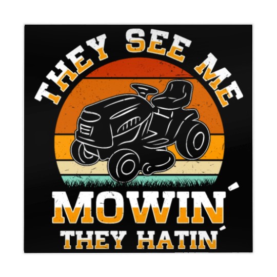 Lawn Mowing Lawn Mower Gardener Gardening Mahjong Mats